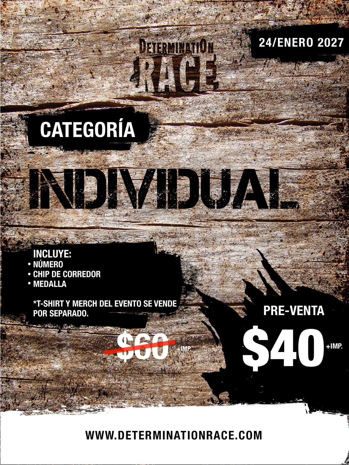 CATEGORIA INDIVIDUAL| PRE-VENTA